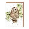 'Treetops' Owl Greetings Card