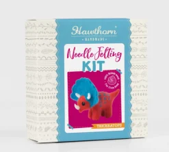 Triceratops Mini Felting Kit