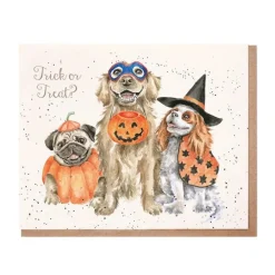 'Trick or Treat?' Halloween Greeting Card