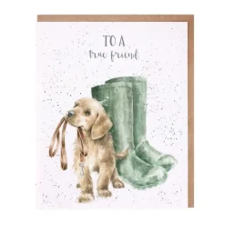 'True Friend' Greetings Card