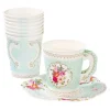 Truly Scrumptious Teacup & Saucer Set - 12 pack