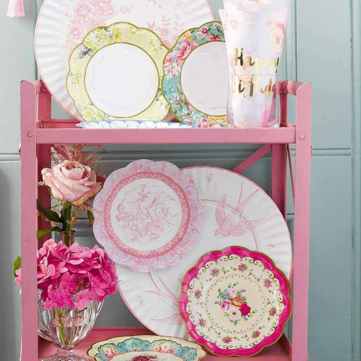 Truly Scrumptious Vintage Paper Plates - 12 pack