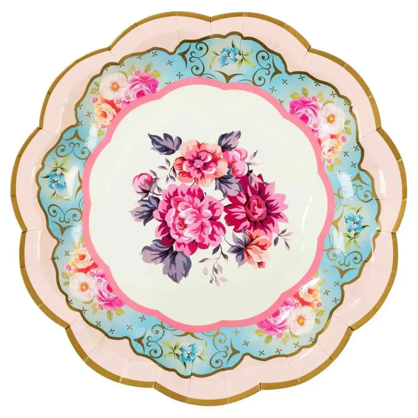 Truly Scrumptious Vintage Paper Plates - 12 pack