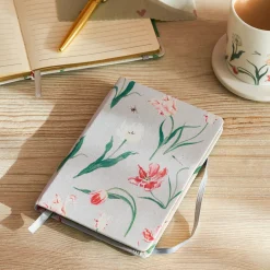 Tulips B6 Fabric Notebook
