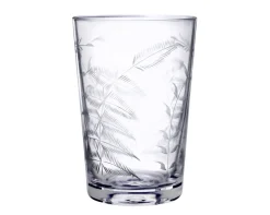 Tumbler with Fern Design by The Vintage List