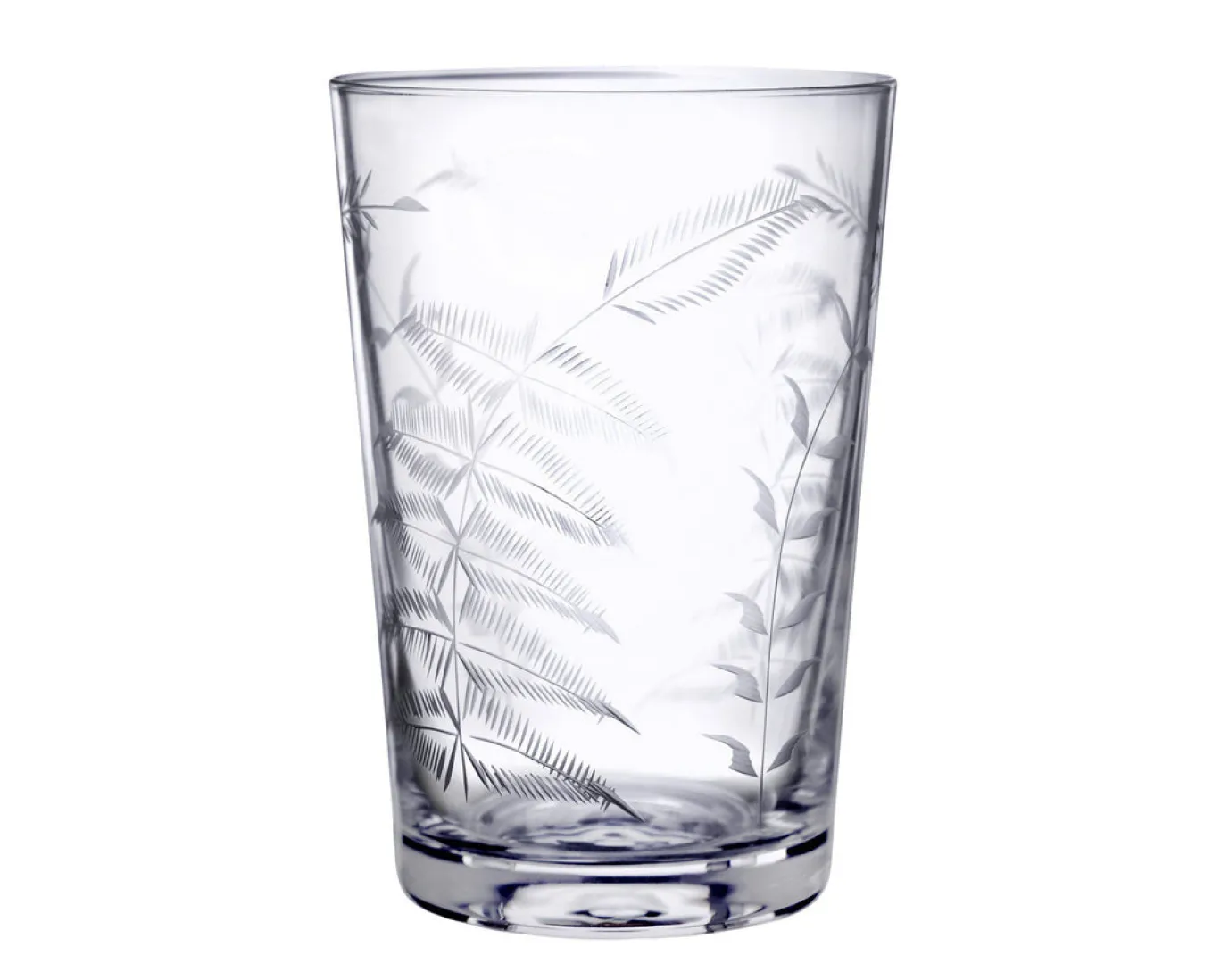 Tumbler with Fern Design by The Vintage List