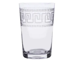 Tumbler with Greek Key Design by The Vintage List