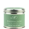 Tuscan Lime & Basil Medium Tin Candle