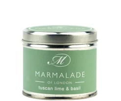 Tuscan Lime & Basil Medium Tin Candle