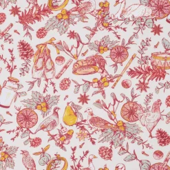 Twelve Days of Christmas Napkins - Set of 4