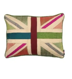 Union Jack 12 x 18 inch Silk Pillow