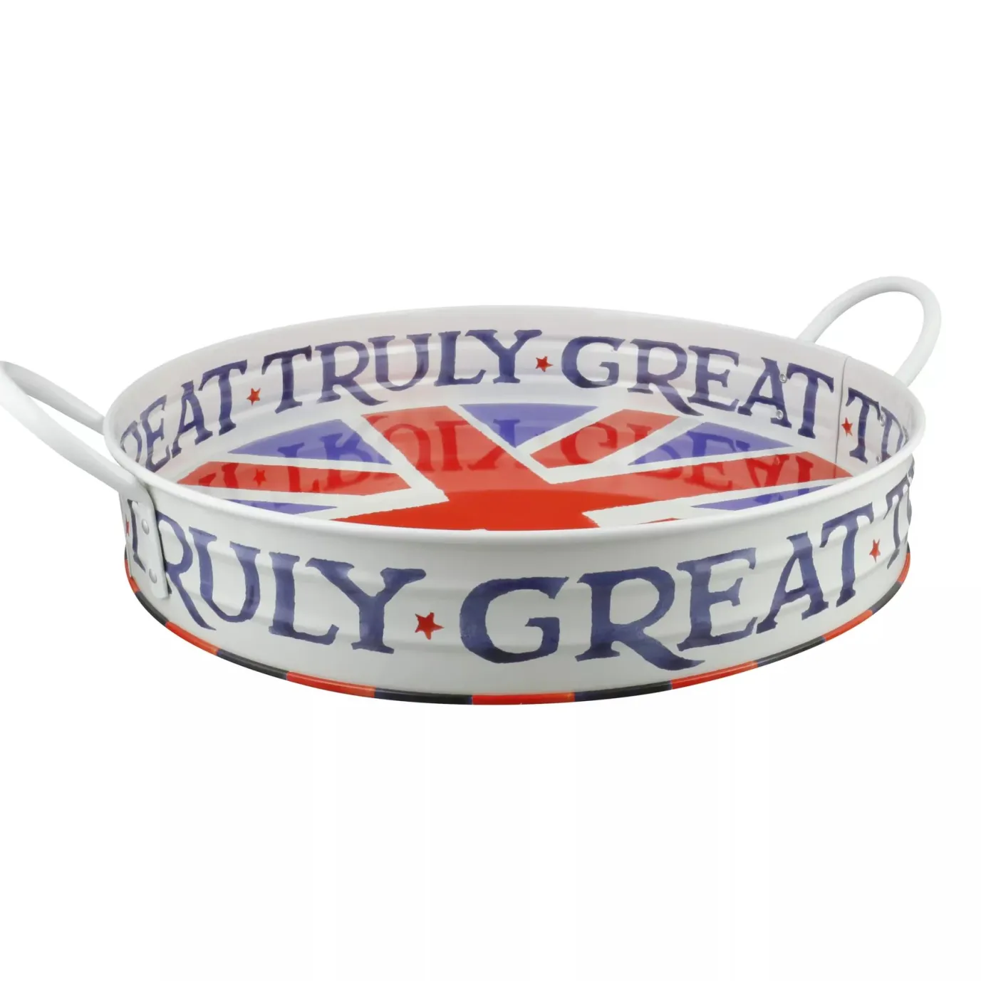 Union Jack Large Handled Tray
