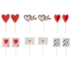 Valentines Cupcake Toppers