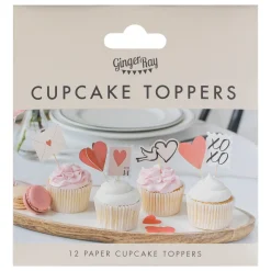 Valentines Cupcake Toppers