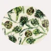Vegetable Garden Artichoke Medium Oval Platter