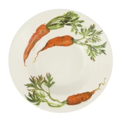 Vegetable Garden Carrots Soup Plate