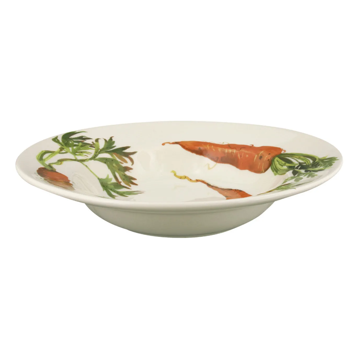 Vegetable Garden Carrots Soup Plate