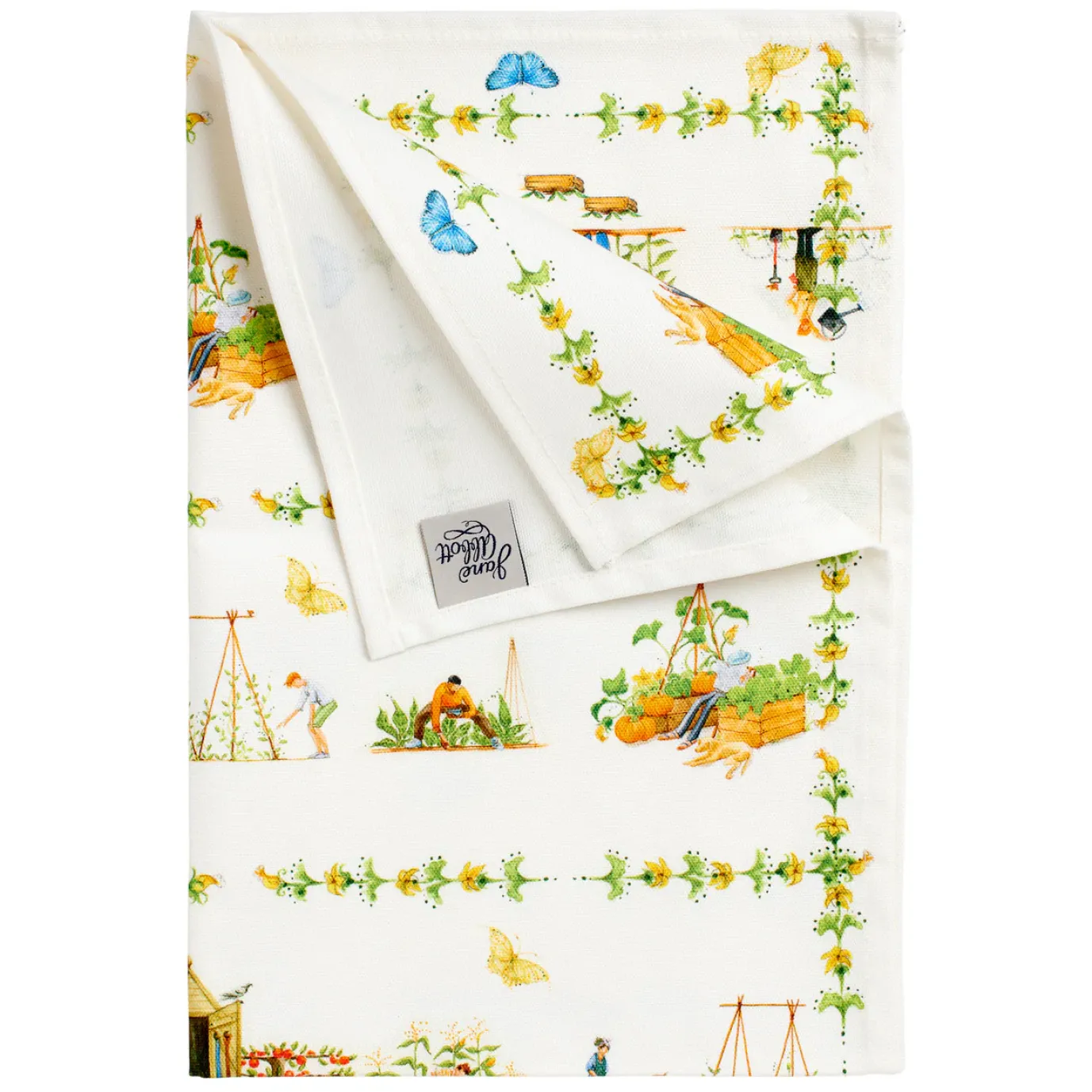 Vegetable Garden Cotton Tea Towel