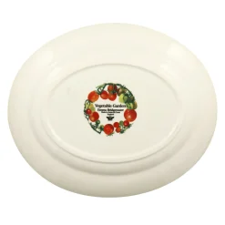Vegetable Garden Tomatoes Medium Oval Platter