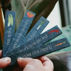 Vegetable Pun Slate Plant Markers by This Is Nessie