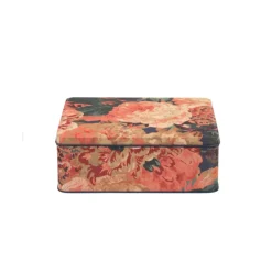 Very Rose & Peony Deep Rectangular Tin