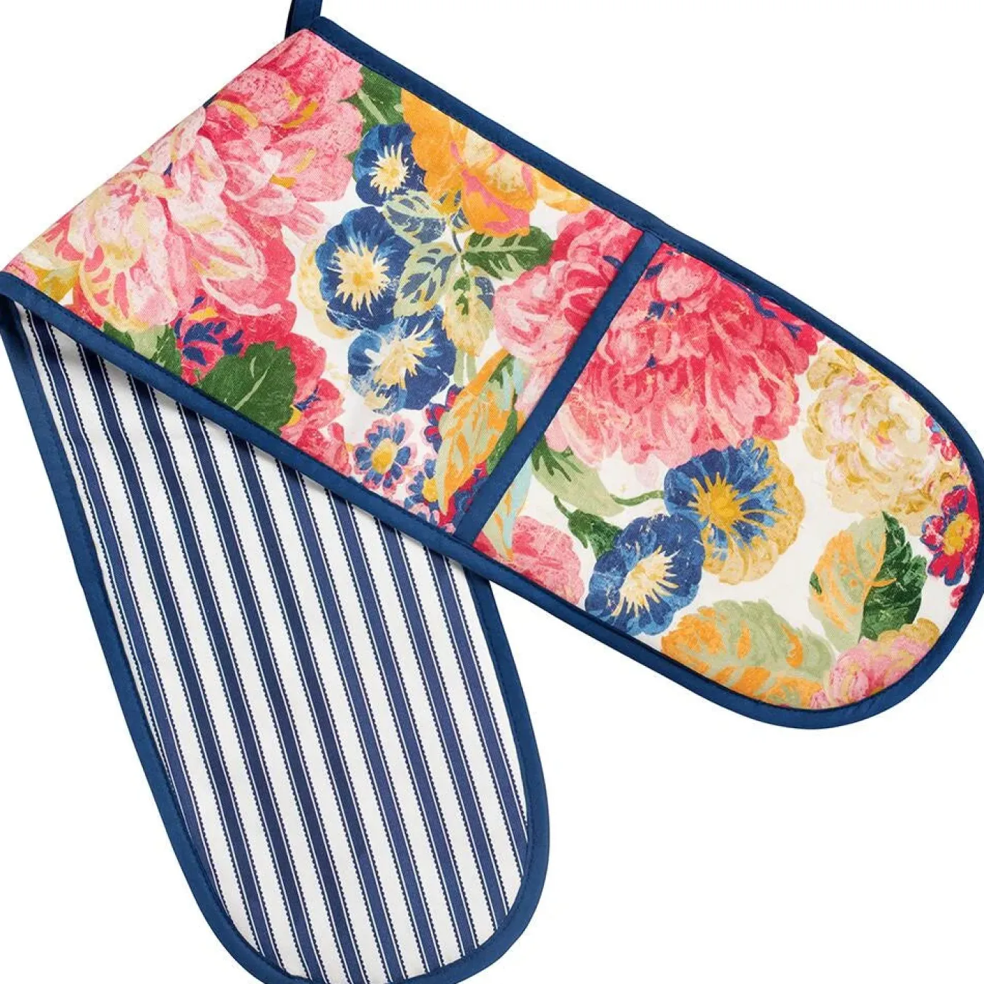 Very Rose & Peony Double Oven Glove