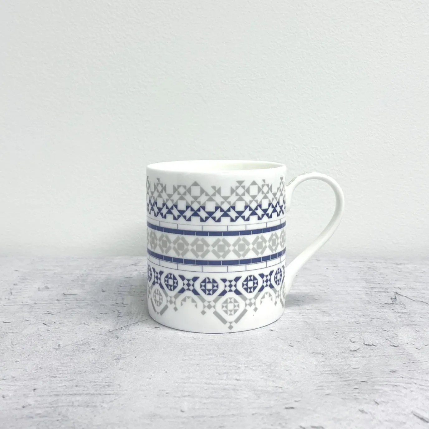 Victorian Tiles Fine Bone China Mug