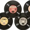 Vintage Record Coasters - Set of 6