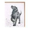 'Walkies' Blank Greetings Card