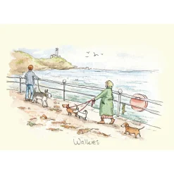 Walkies  Greetings Card