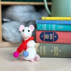 Wee Winter Mouse Needle Felting Kit