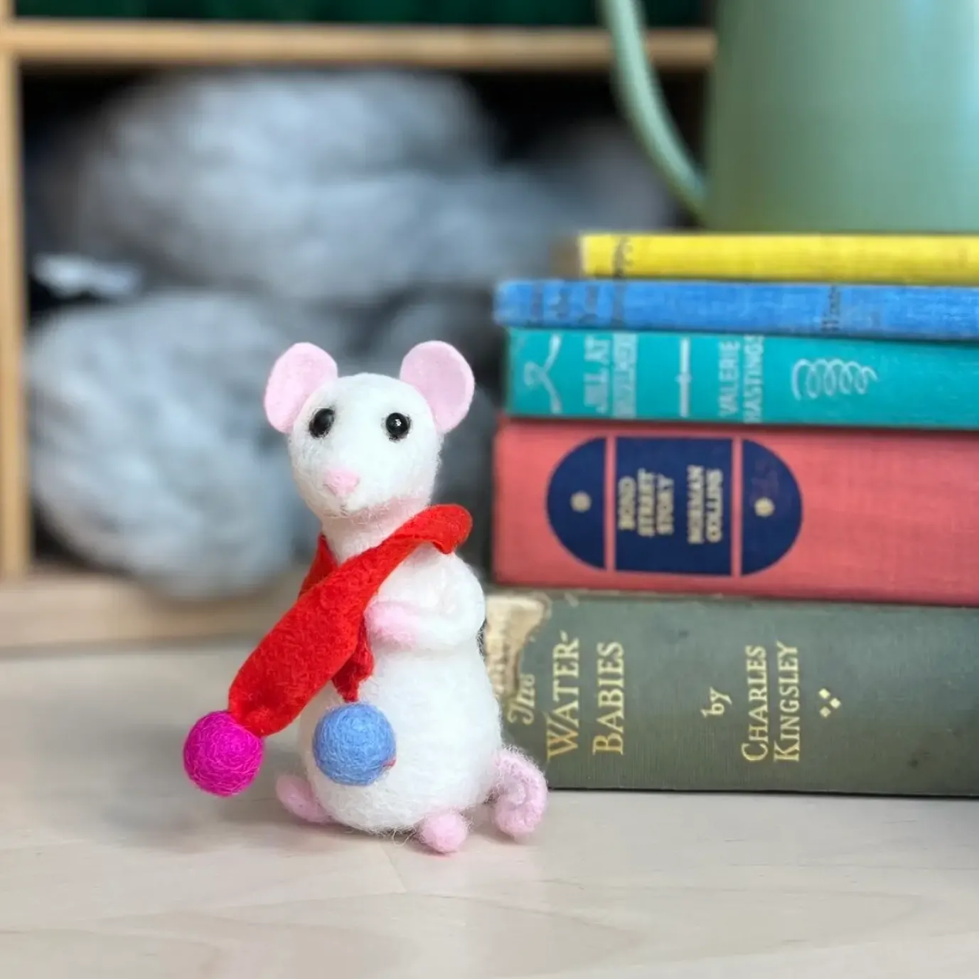 Wee Winter Mouse Needle Felting Kit
