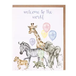 'Welcome to the World' Greetings Card