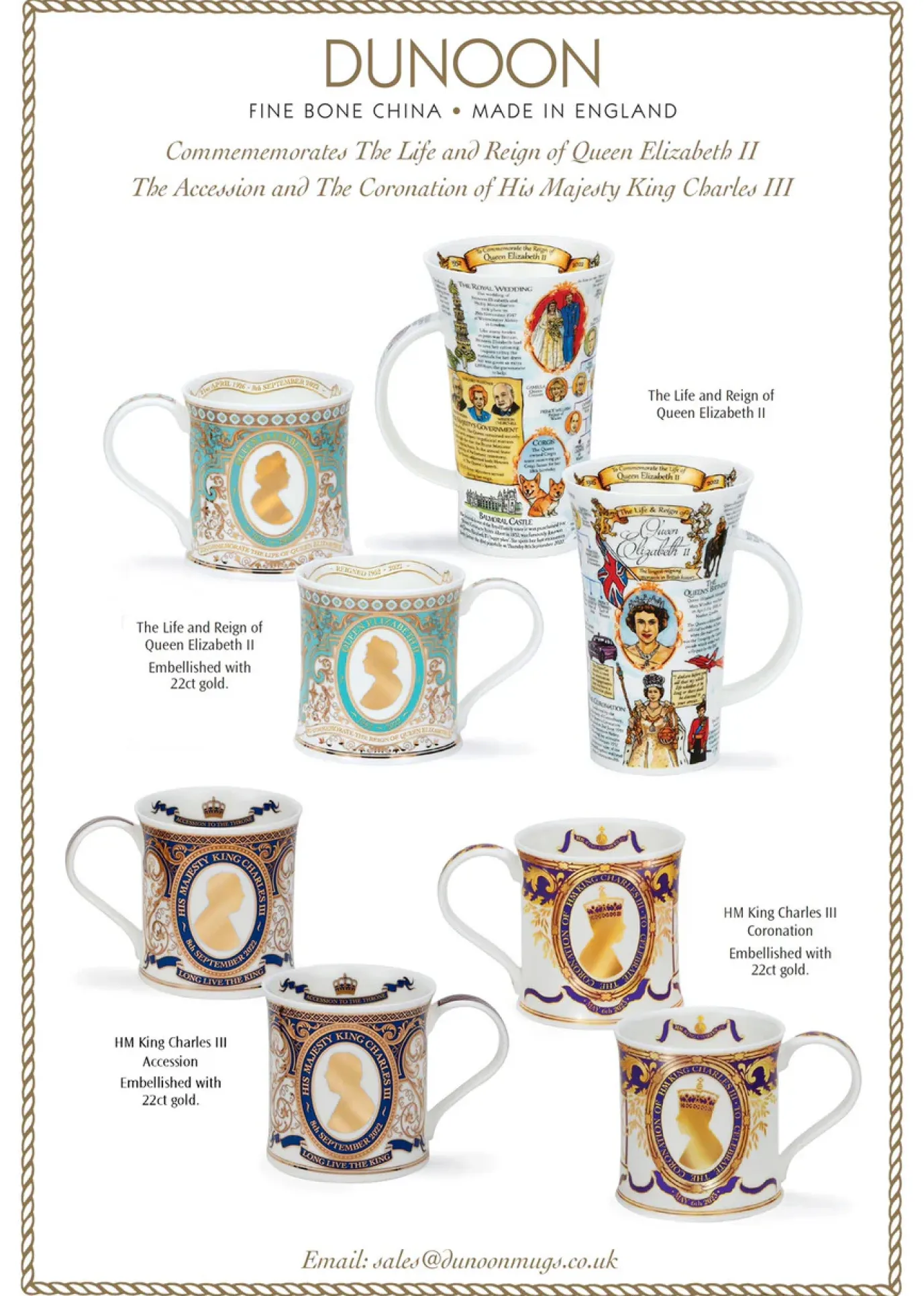 Wessex King Charles III Coronation Gold Mug