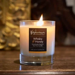 Whisky & Honey Natural Soy Wax Candle