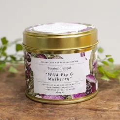 Wild Fig & Mulberry Candle in a Matt Gold Tin