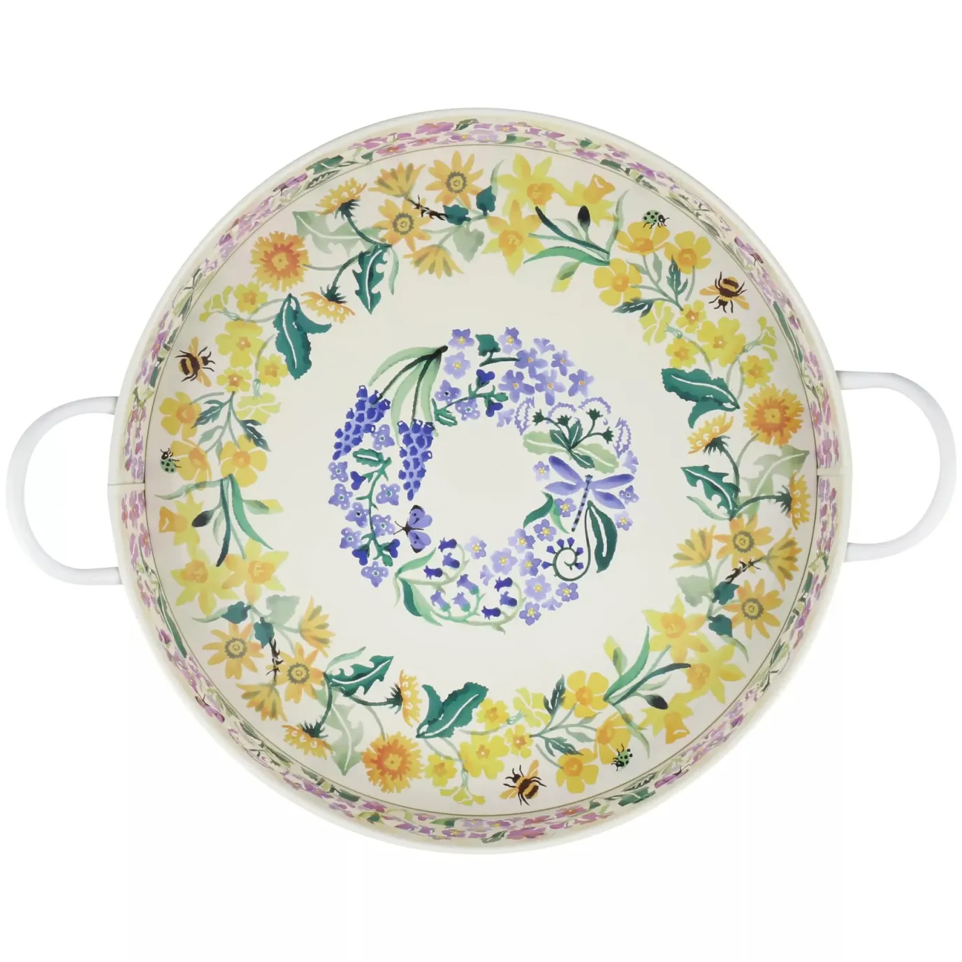 Wild Flowers Large Handled Tray