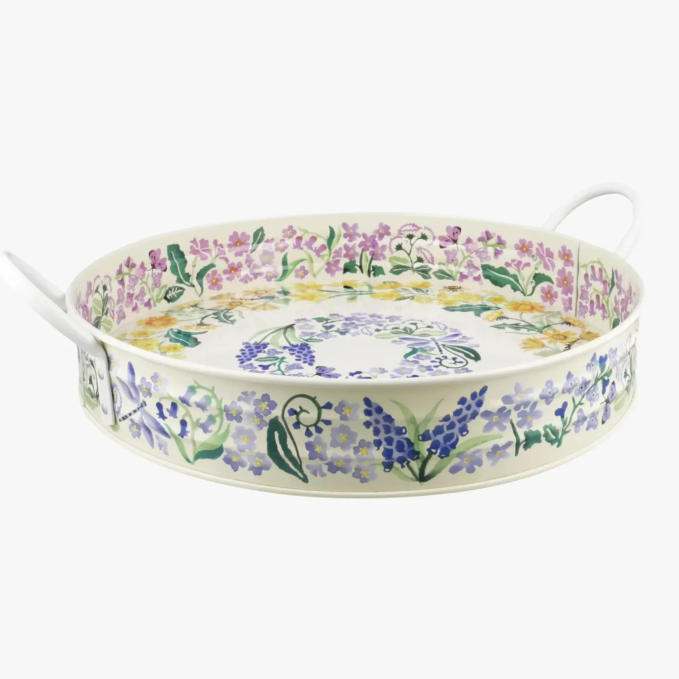 Wild Flowers Large Handled Tray