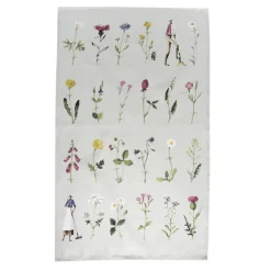 Wild Flowers Tea Towel