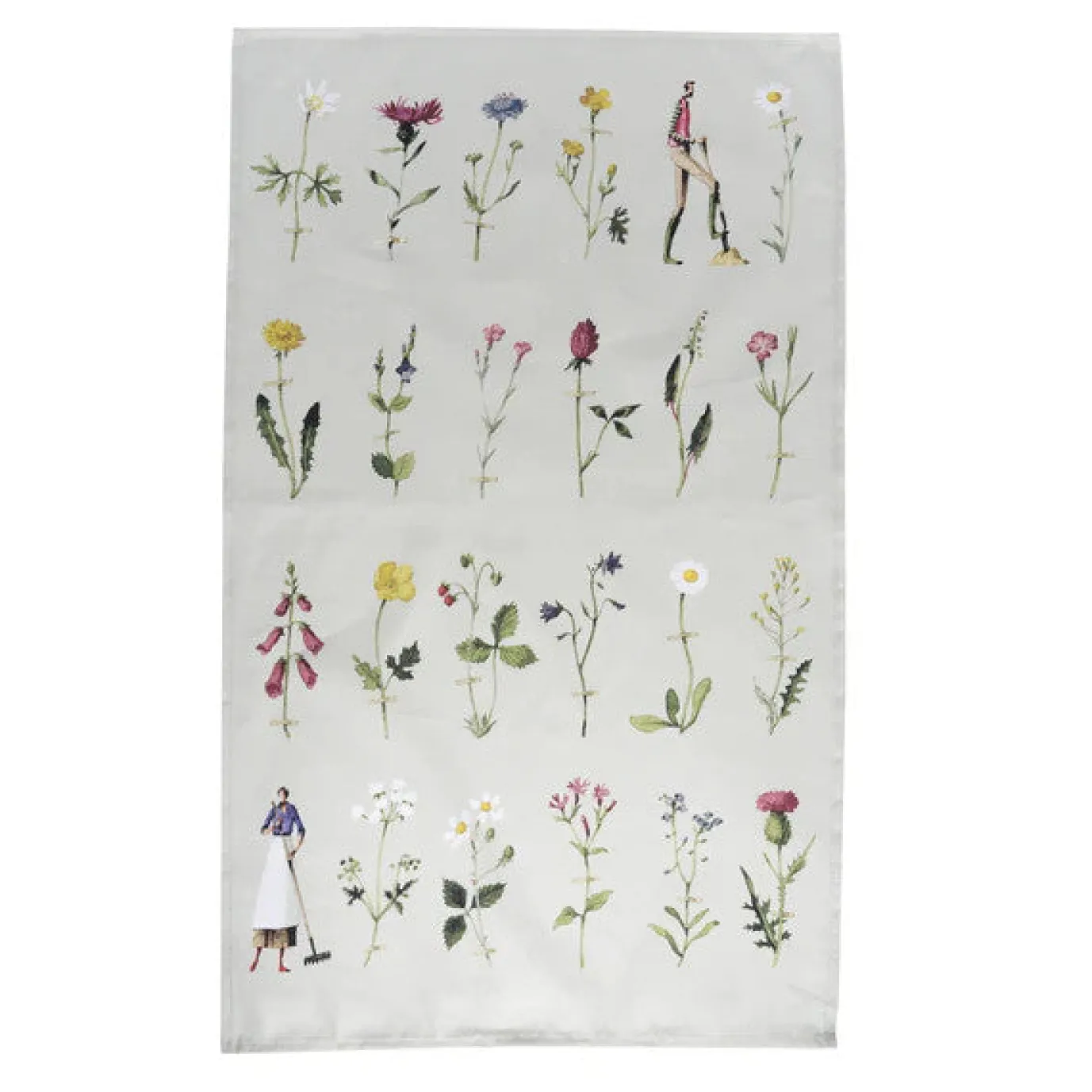 Wild Flowers Tea Towel