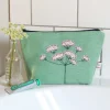 Wild Parsley Embroidered Lined Make Up Bag