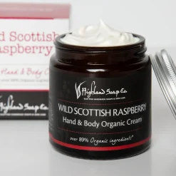 Wild Scottish Raspberry Hand & Body Organic Cream