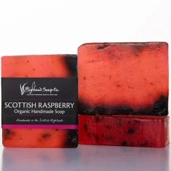 Wild Scottish Raspberry Organic Glycerin Soap 150g