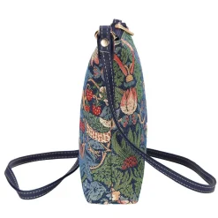 William Morris Strawberry Thief Blue Sling Bag
