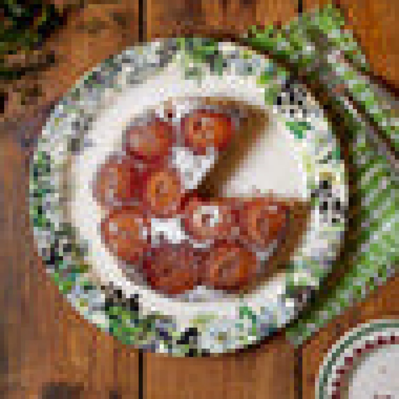 Winter Whites Serving Plate