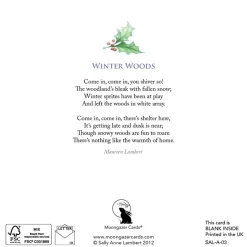 Winter Woods Greeting Card