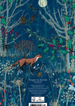 Winter's Tale Animals Advent Calendar Card