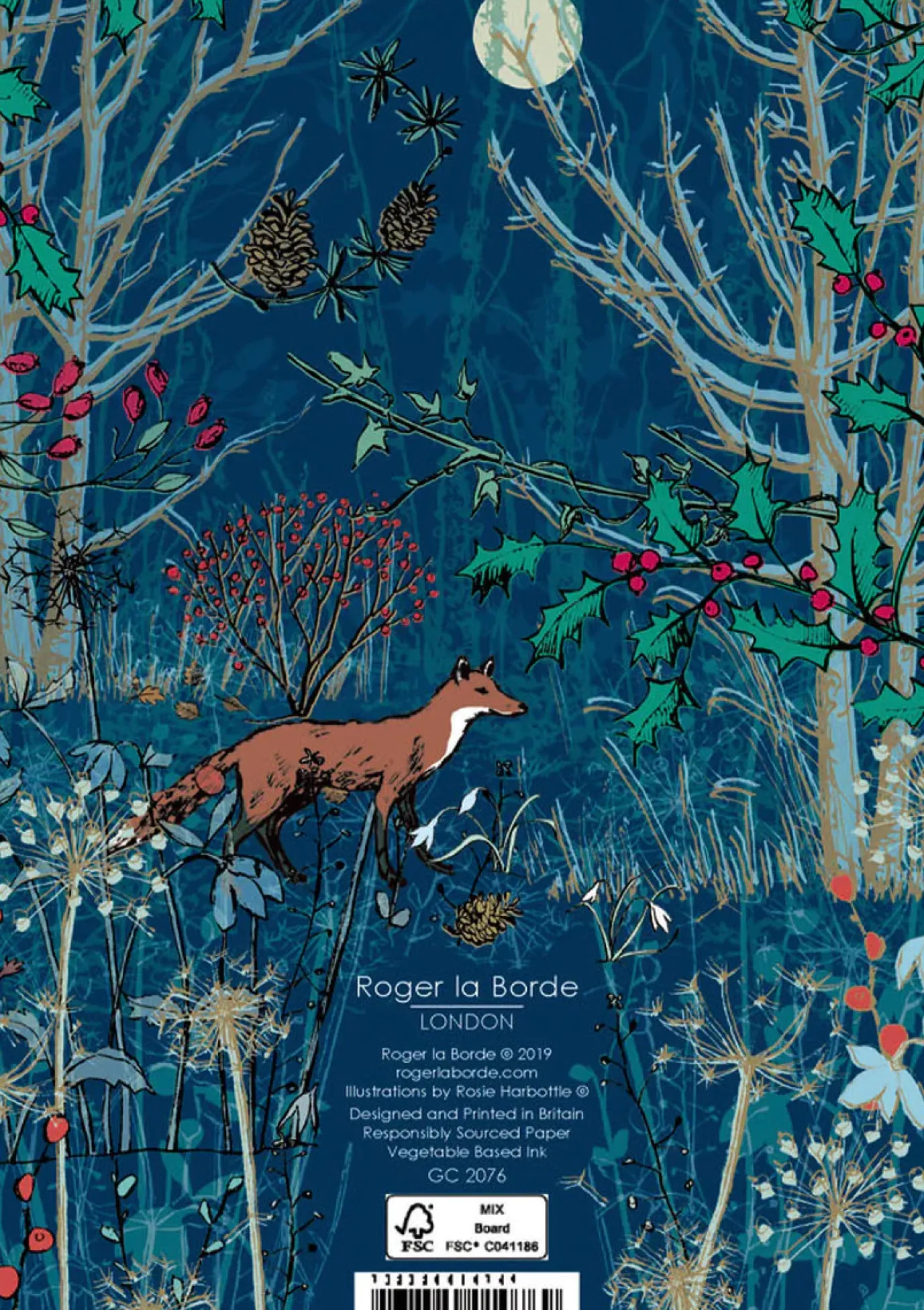 Winter's Tale Animals Advent Calendar Card