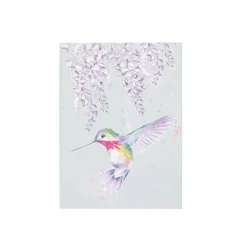 'Wisteria Wishes' Hummingbird A6 Notebook