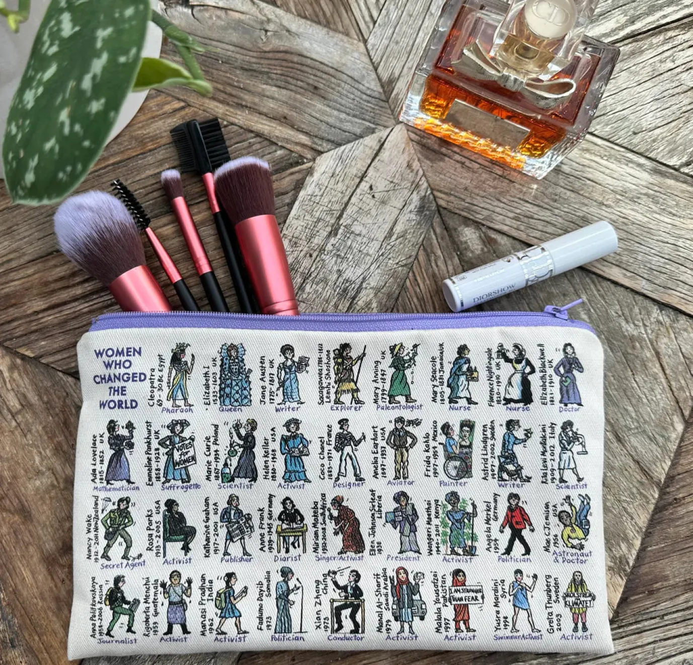 Women Who Changed the World Zip Bag